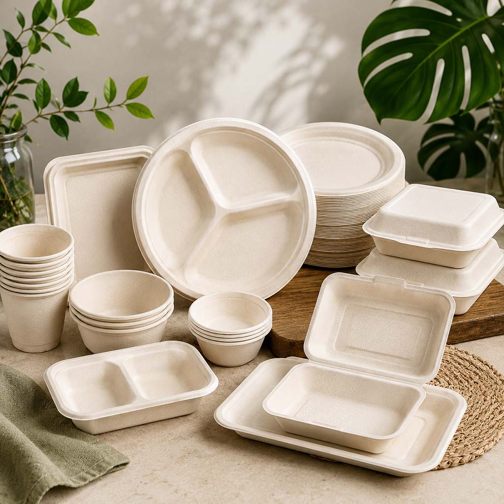 Sugarcane Bagasse Tableware