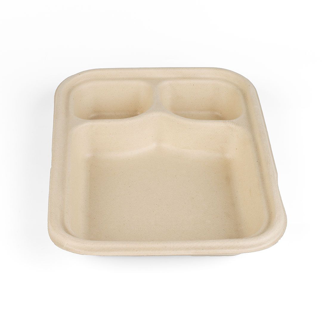 3 Compartment Meal Tray