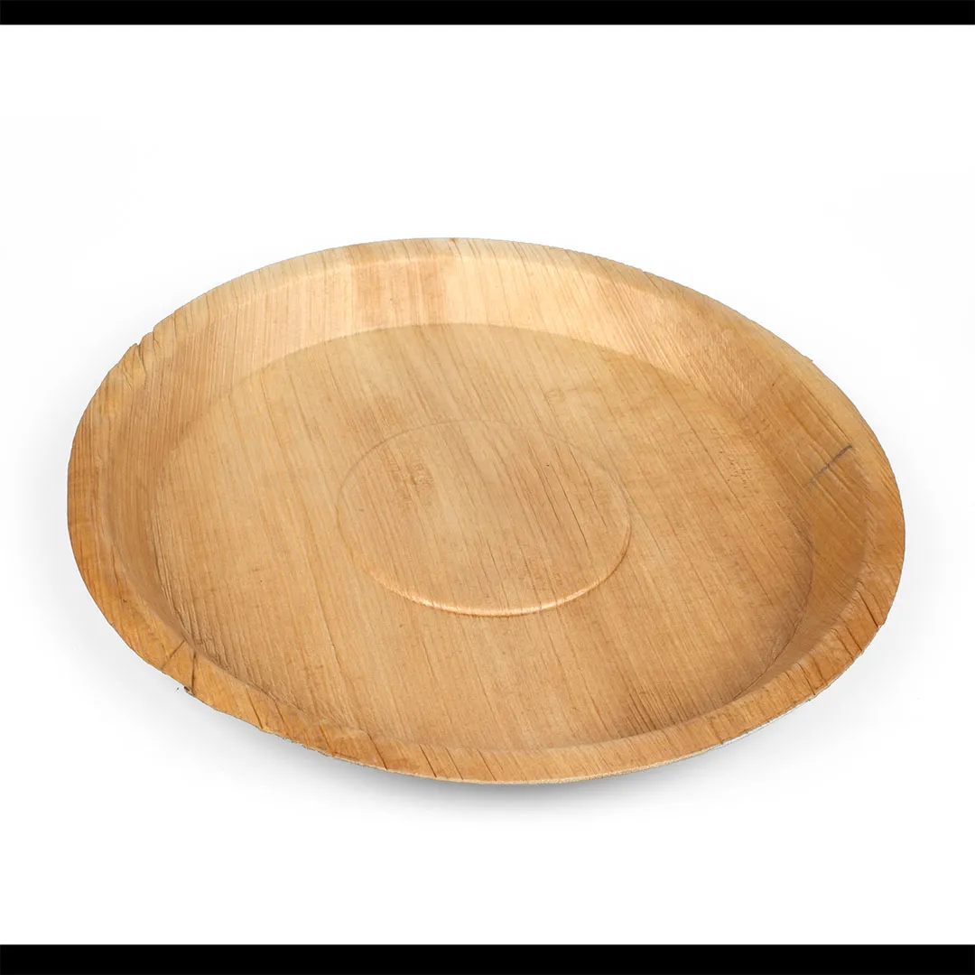 11 Inch Round Areca Plate