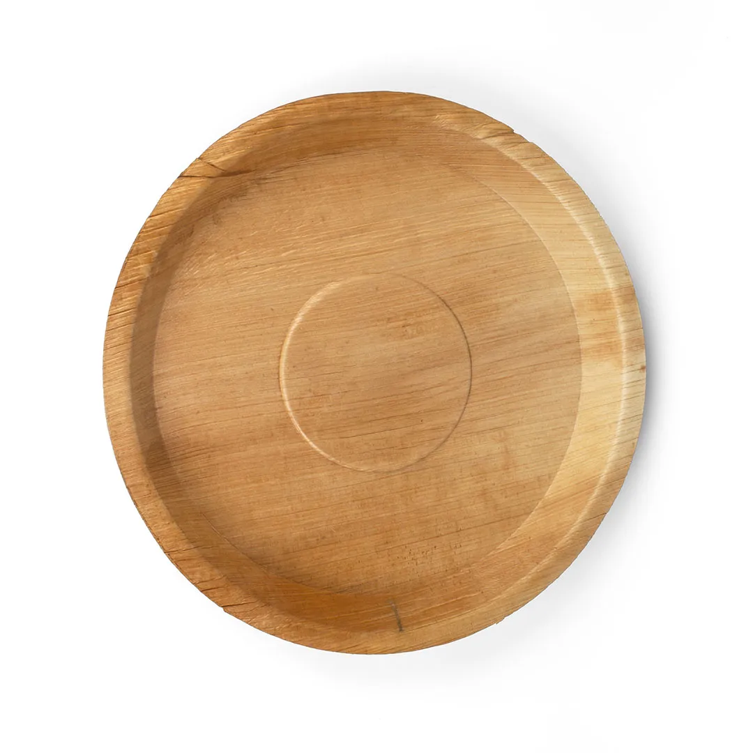11 Inch Round Areca Plate