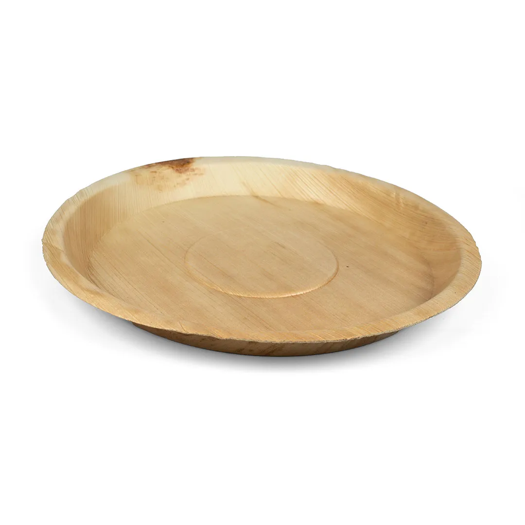 11 Inch Round Areca Plate