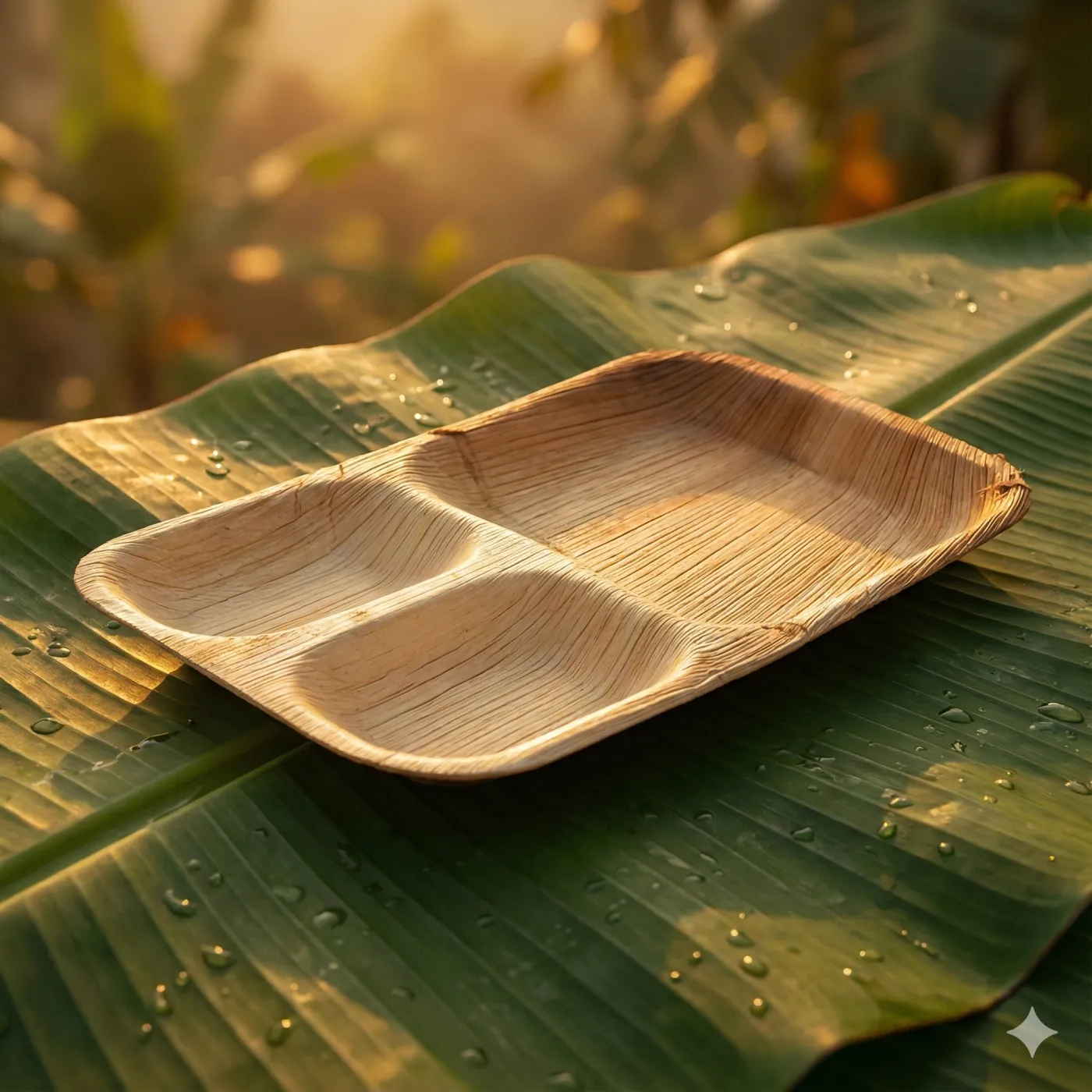 3 Compartment Snack Tray