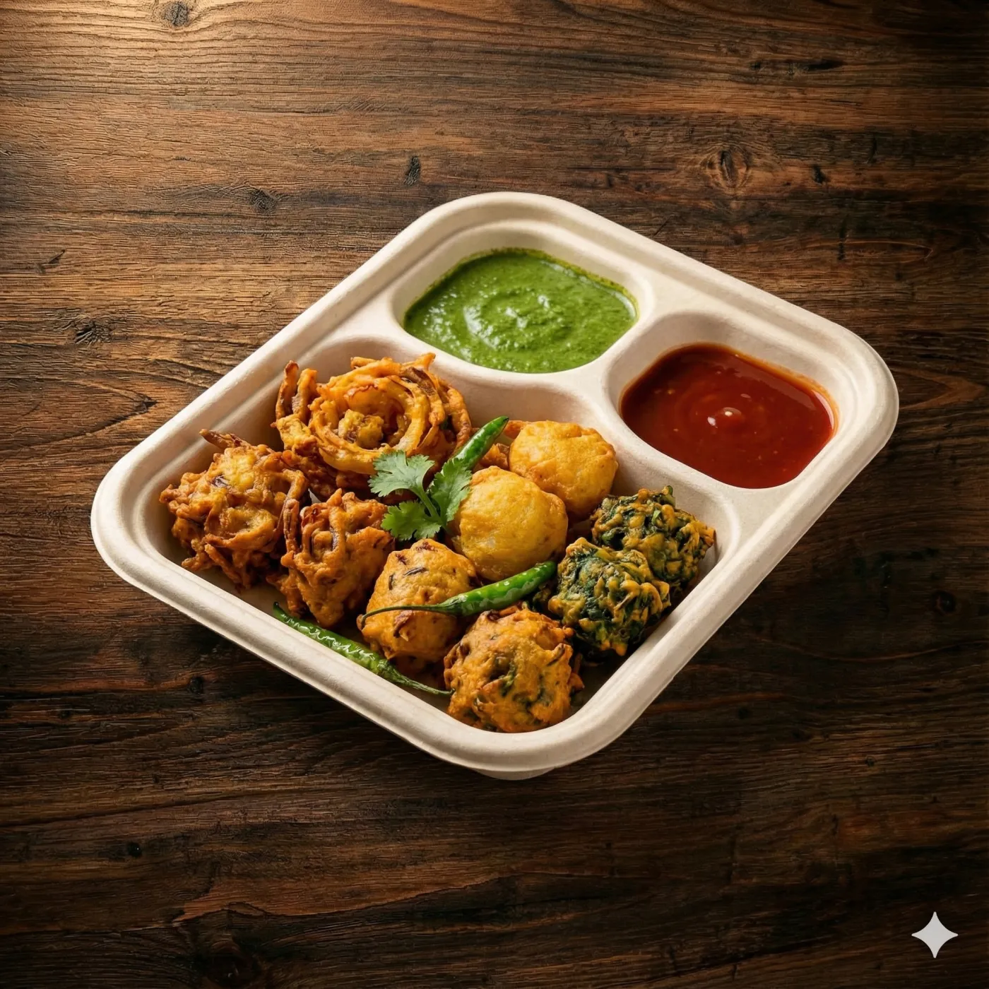 3 Compartment Meal Tray