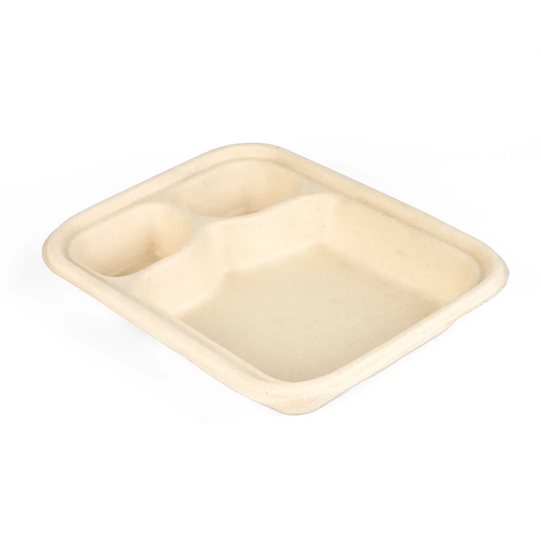 3 Compartment Meal Tray