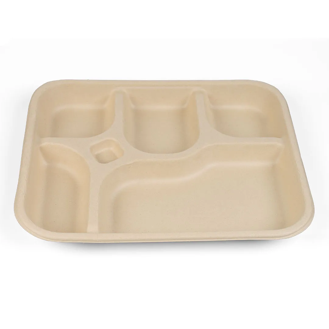 5 Compartment Meal Tray